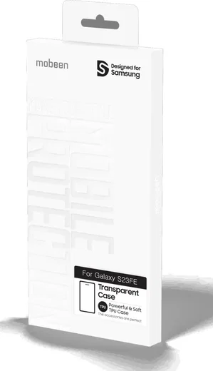 Origineel Samsung by Mobeen Samsung Galaxy S23 FE Hoesje Clear Cover Transparant afbeelding 1