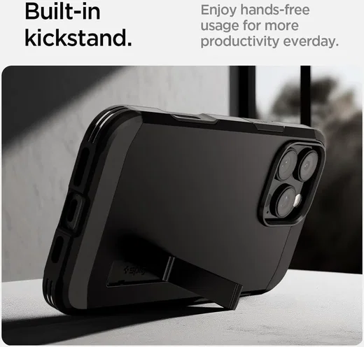 Spigen Tough Armor T iPhone 16 Pro Max Hoesje MagSafe Back Cover Zwart afbeelding 5
