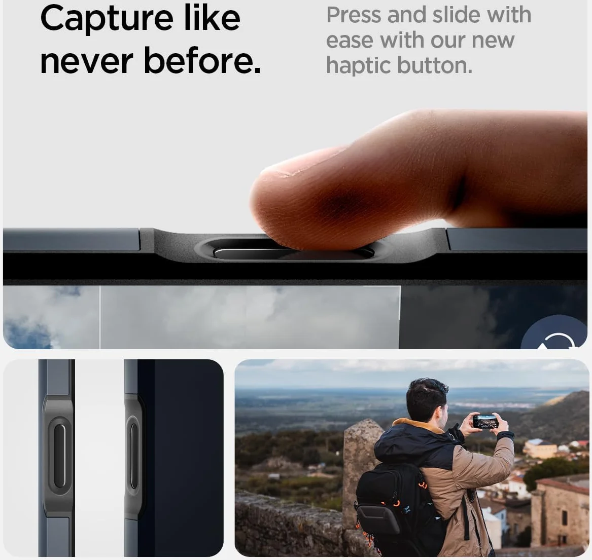 Spigen Tough Armor T iPhone 16 Pro Max Hoesje MagSafe Back Cover Metal Slate afbeelding 7