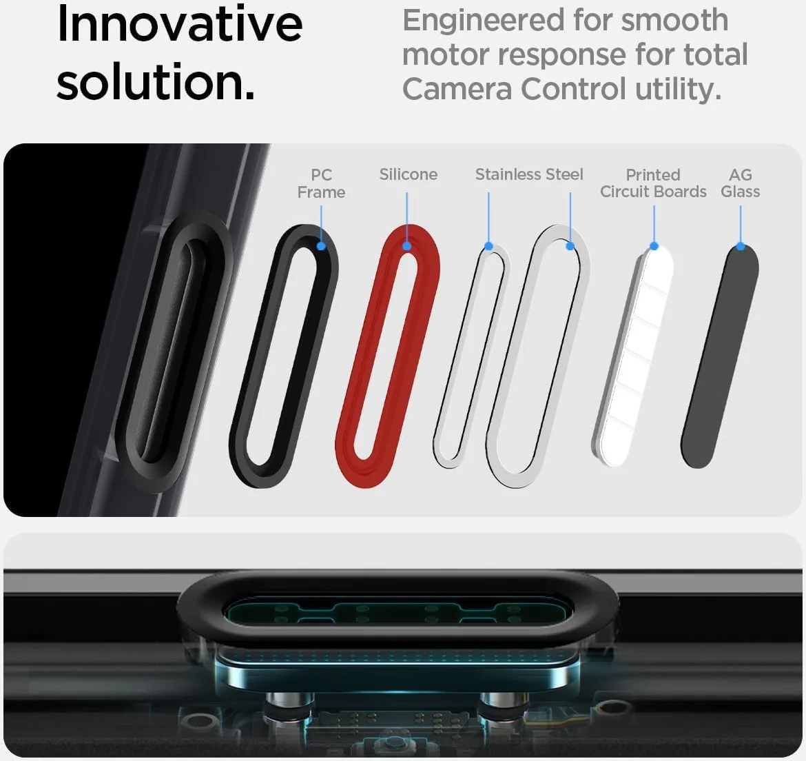 Spigen Ultra Hybrid T iPhone 16 Pro Hoesje MagSafe Back Cover Frosted Zwart afbeelding 8