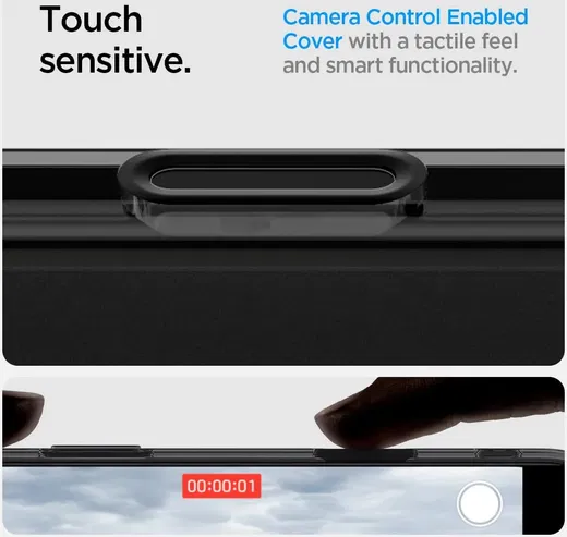 Spigen Ultra Hybrid T iPhone 16 Pro Max Hoesje MagSafe Back Cover Frosted Zwart afbeelding 7