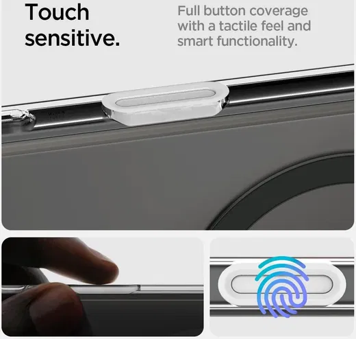 Spigen Ultra Hybrid T iPhone 16 Pro Max Hoesje MagSafe Back Cover Grijs afbeelding 8