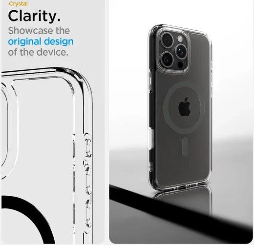 Spigen Ultra Hybrid T iPhone 16 Pro Hoesje MagSafe Back Cover Wit afbeelding 5