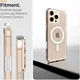 Spigen Ultra Hybrid T iPhone 16 Pro Max Hoesje MagSafe Back Cover Wit afbeelding 6