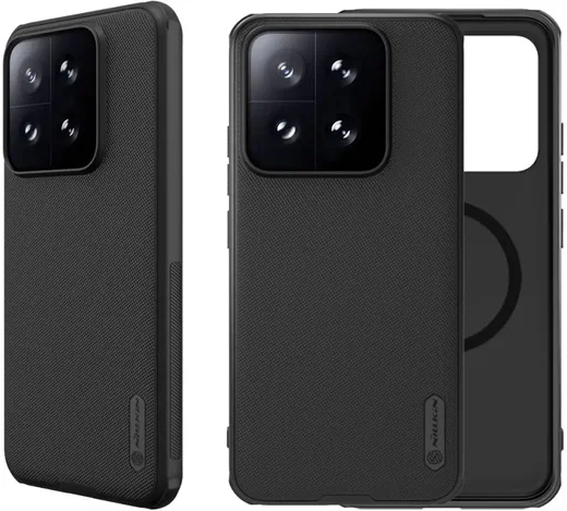 Nillkin Frosted Shield Xiaomi 14T Pro Hoesje MagSafe Back Cover Zwart afbeelding 1
