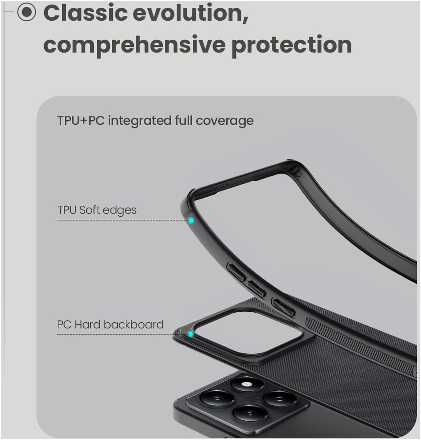 Nillkin Frosted Shield Xiaomi 14T Pro Hoesje MagSafe Back Cover Zwart afbeelding 4
