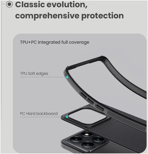Nillkin Frosted Shield Xiaomi 14T Pro Hoesje MagSafe Back Cover Zwart afbeelding 4