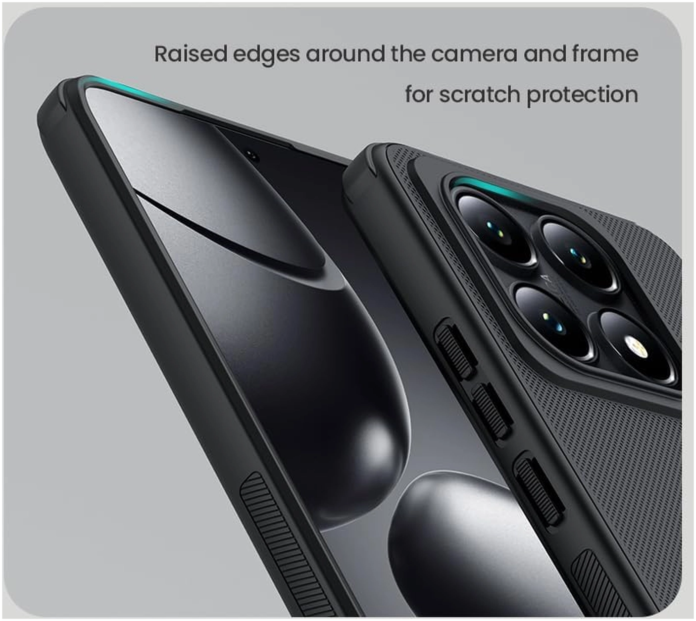 Nillkin Frosted Shield Xiaomi 14T Pro Hoesje MagSafe Back Cover Zwart afbeelding 7