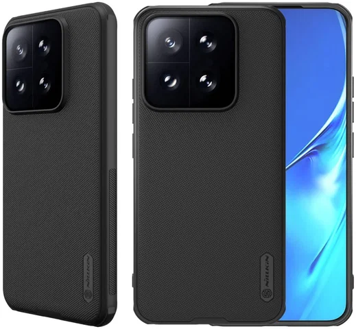 Nillkin Super Frosted Shield Xiaomi 14T Pro Hoesje Back Cover Zwart afbeelding 1