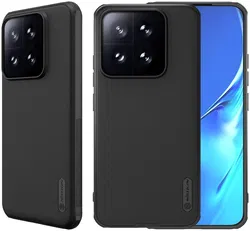 Nillkin Super Frosted Shield Xiaomi 14T Pro Hoesje Back Cover Zwart afbeelding