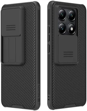 Nillkin CamShield Xiaomi 14T Pro Hoesje met Camera Slider Back Cover Zwart