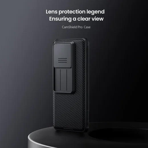 Nillkin CamShield Xiaomi 14T Pro Hoesje met Camera Slider Back Cover Zwart afbeelding 4
