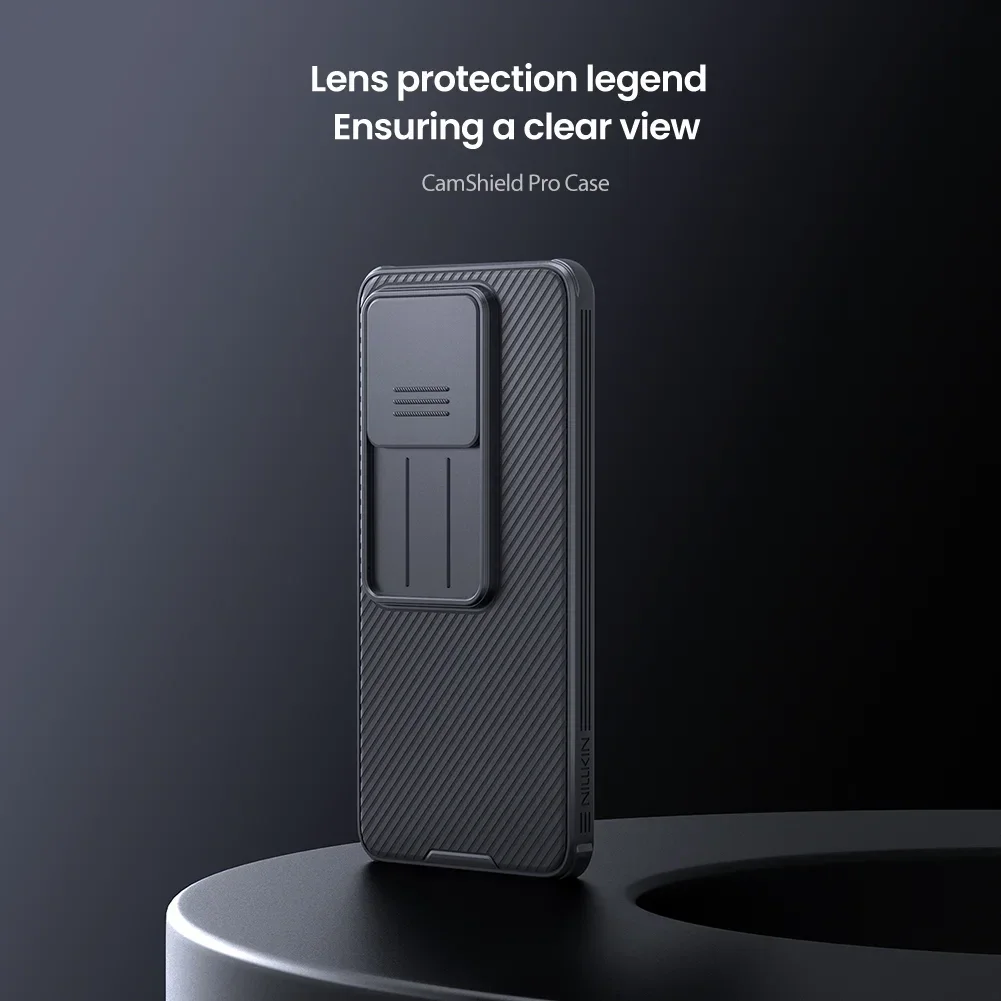 Nillkin CamShield Xiaomi 14T Hoesje met Camera Slider Back Cover Zwart afbeelding 4