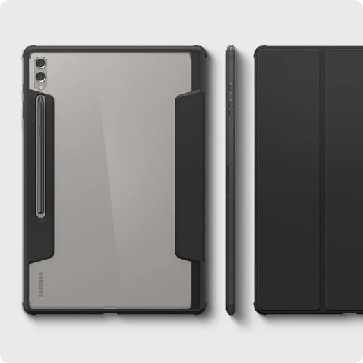 Spigen Ultra Hybrid Pro Samsung Galaxy Tab S10 / S9 / S8 Ultra Hoes Zwart afbeelding 7