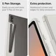 Spigen Ultra Hybrid Pro Samsung Galaxy Tab S10 / S9 / S8 Ultra Hoes Grijs afbeelding 5