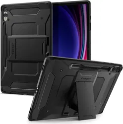Spigen Tough Armor Pro Samsung Galaxy Tab S10 Plus/S9 Plus Hoes Back Cover Zwart afbeelding