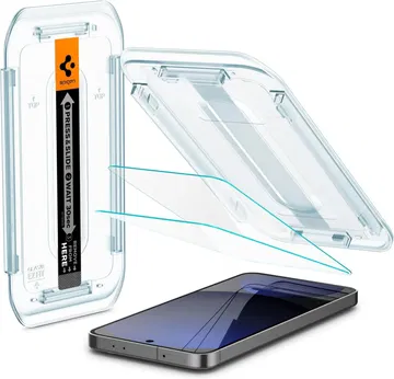Spigen AlignMaster Samsung A56 / S24 FE Screen Protector Tempered Glass (2-Pack)