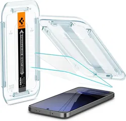 Spigen AlignMaster Samsung A56 / S24 FE Screen Protector Tempered Glass (2-Pack) afbeelding