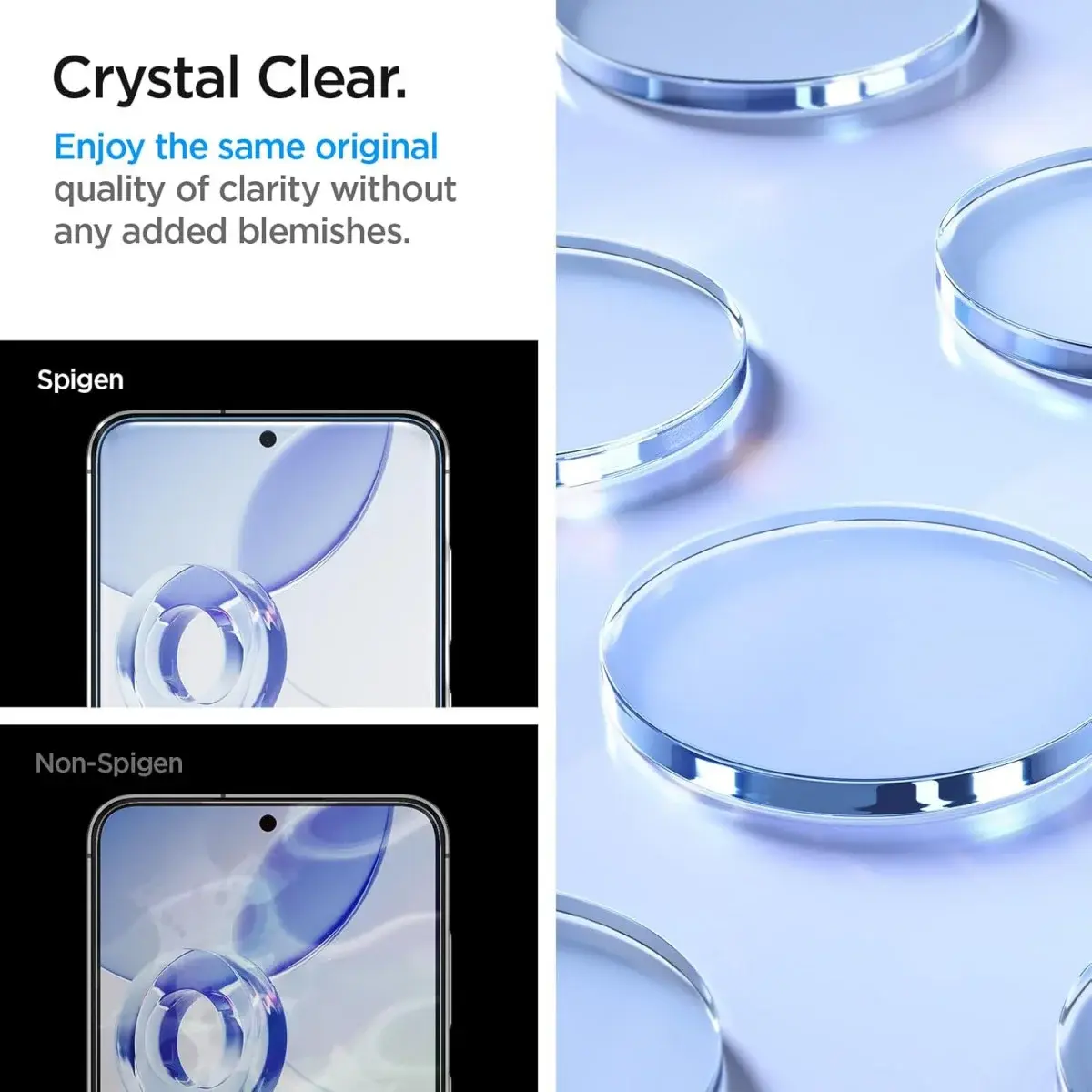 Spigen AlignMaster Samsung A56 / S24 FE Screen Protector Tempered Glass (2-Pack) afbeelding 4