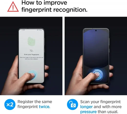 Spigen AlignMaster Samsung A56 / S24 FE Screen Protector Tempered Glass (2-Pack) afbeelding 5