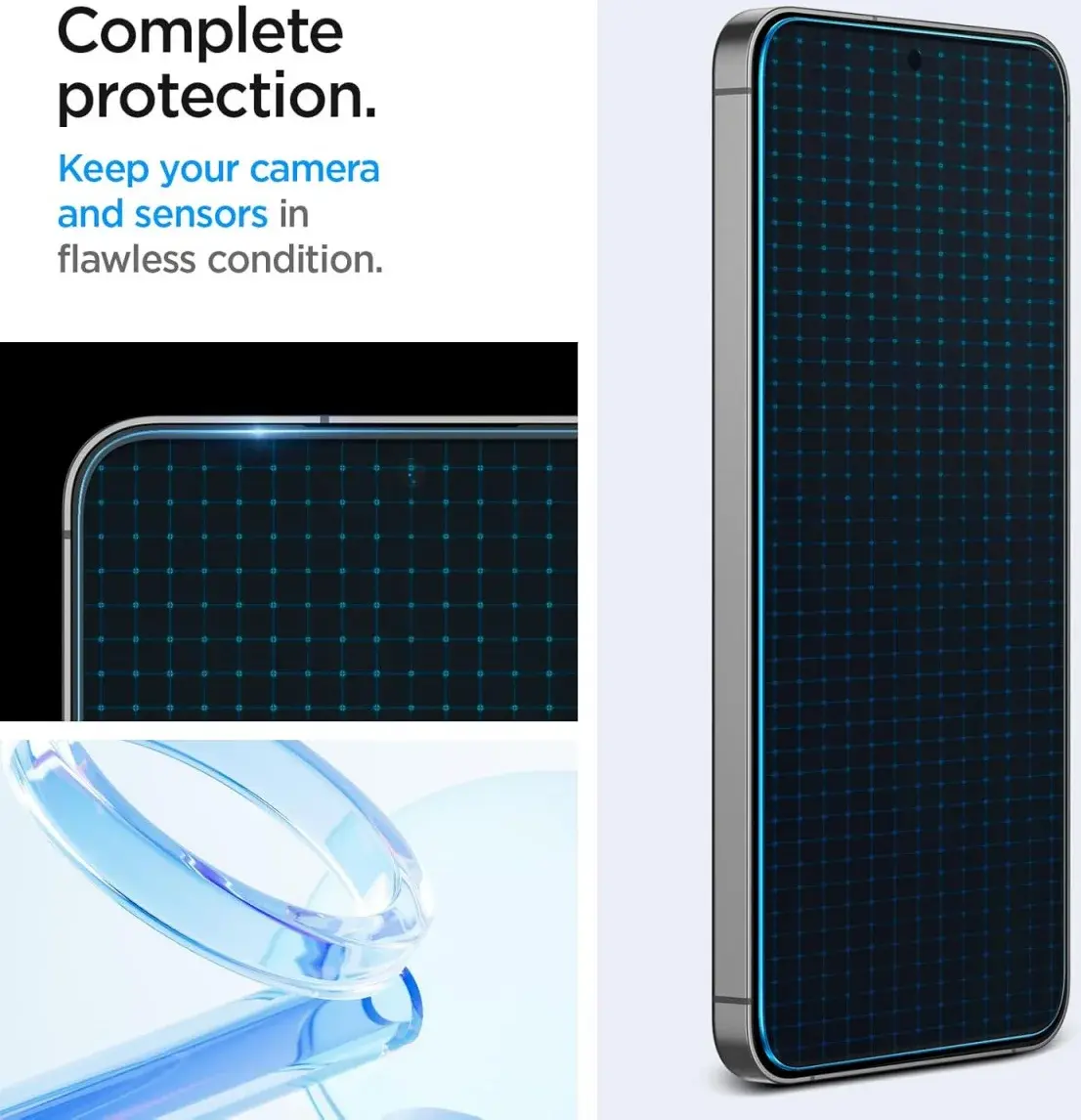 Spigen AlignMaster Samsung A56 / S24 FE Screen Protector Tempered Glass (2-Pack) afbeelding 8