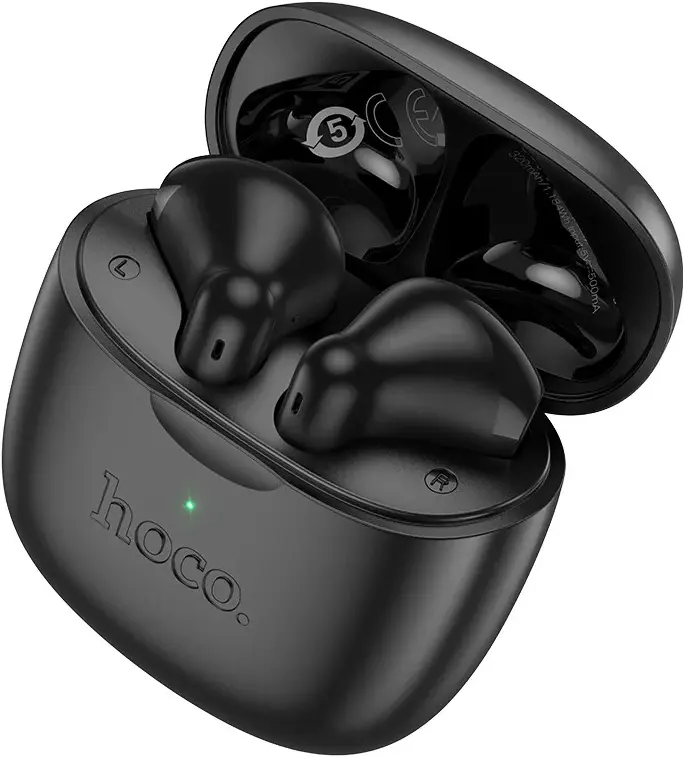 Hoco EW201 Draadloze Bluetooth Half In-Ear Oordoppen Paars afbeelding 6
