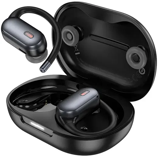 Hoco EA7 TWS Headset ANC/ENC Noise Cancelling Open-Ear Draadloze Oordopjes Zwart afbeelding 1