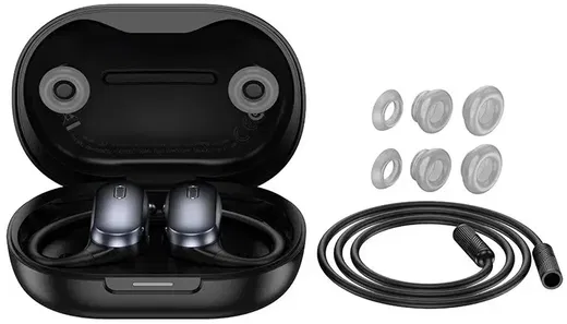 Hoco EA7 TWS Headset ANC/ENC Noise Cancelling Open-Ear Draadloze Oordopjes Zwart afbeelding 2