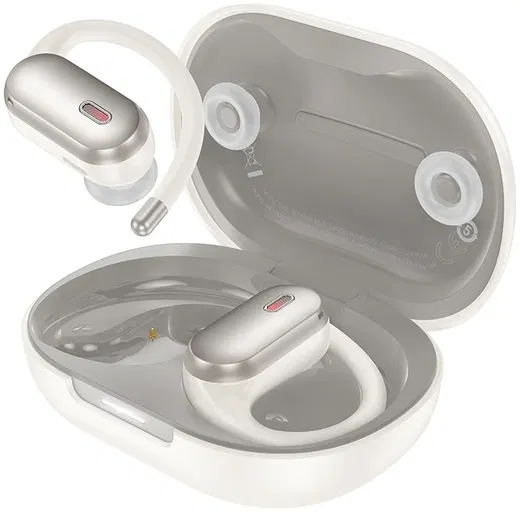 Hoco EA7 TWS Headset ANC/ENC Noise Cancelling Open-Ear Draadloze Oordopjes Beige afbeelding 1