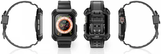 SUPCASE UB Pro - Apple Watch 11/10 42MM Hoesje - met Bandje - Zwart afbeelding 10
