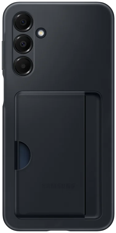 Origineel Samsung Galaxy A16 Hoesje Card Slot Back Cover Zwart afbeelding 1