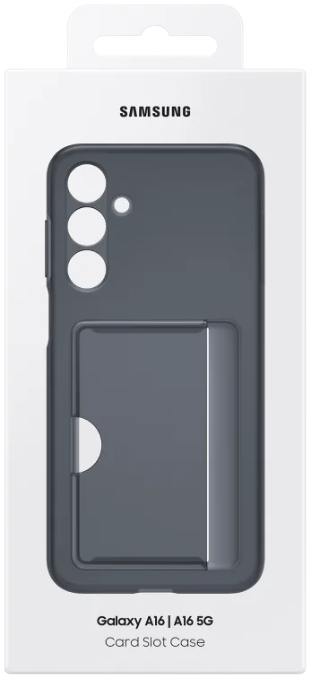 Origineel Samsung Galaxy A16 Hoesje Card Slot Back Cover Zwart afbeelding 6