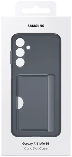Origineel Samsung Galaxy A16 Hoesje Card Slot Back Cover Zwart afbeelding 6