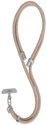 Urban Armor Gear Crossbody Dik Universeel Telefoonkoord / Ketting (160CM) Beige afbeelding