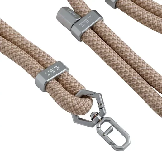 Urban Armor Gear Crossbody Dik Universeel Telefoonkoord / Ketting (160CM) Beige afbeelding 3