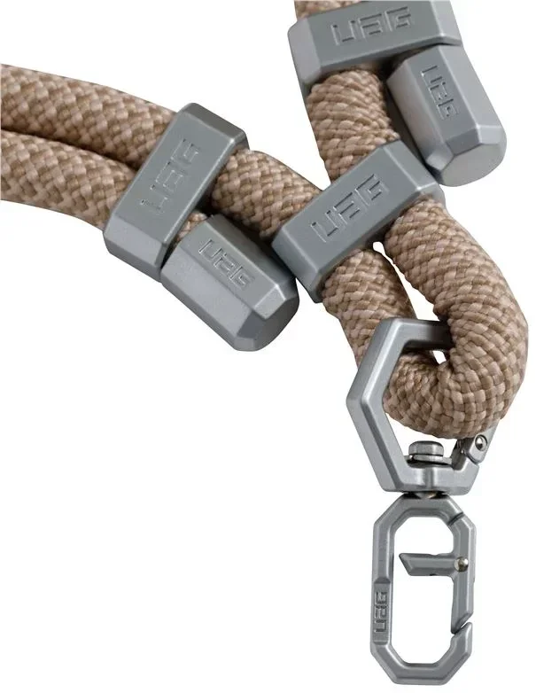 Urban Armor Gear Crossbody Dik Universeel Telefoonkoord / Ketting (160CM) Beige afbeelding 4