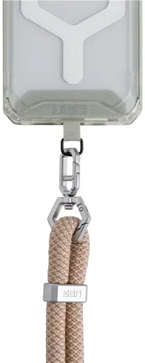 Urban Armor Gear Crossbody Dik Universeel Telefoonkoord / Ketting (160CM) Beige afbeelding 6
