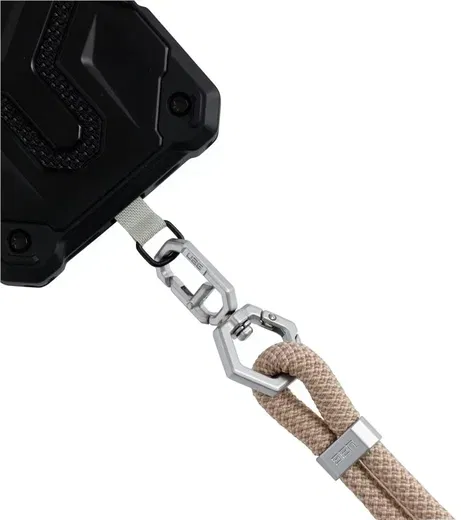 Urban Armor Gear Crossbody Slim Universeel Telefoonkoord / Ketting (160CM) Beige afbeelding 4