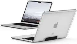 UAG [U] Lucent MacBook Air 13 Inch M3/M2 2024/2022 Hoes - A3113 / A2681 - Ice afbeelding