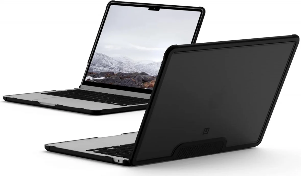 UAG [U] Lucent MacBook Air 13 Inch M3/M2 2024/2022 Hoes - A3113 / A2681 - Zwart afbeelding 1