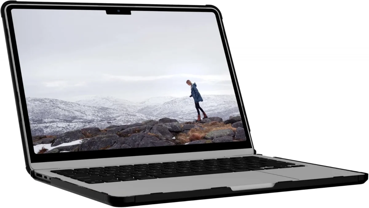 UAG [U] Lucent MacBook Air 13 Inch M3/M2 2024/2022 Hoes - A3113 / A2681 - Zwart afbeelding 5