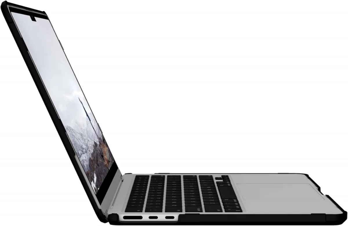 UAG [U] Lucent MacBook Air 13 Inch M3/M2 2024/2022 Hoes - A3113 / A2681 - Zwart afbeelding 6