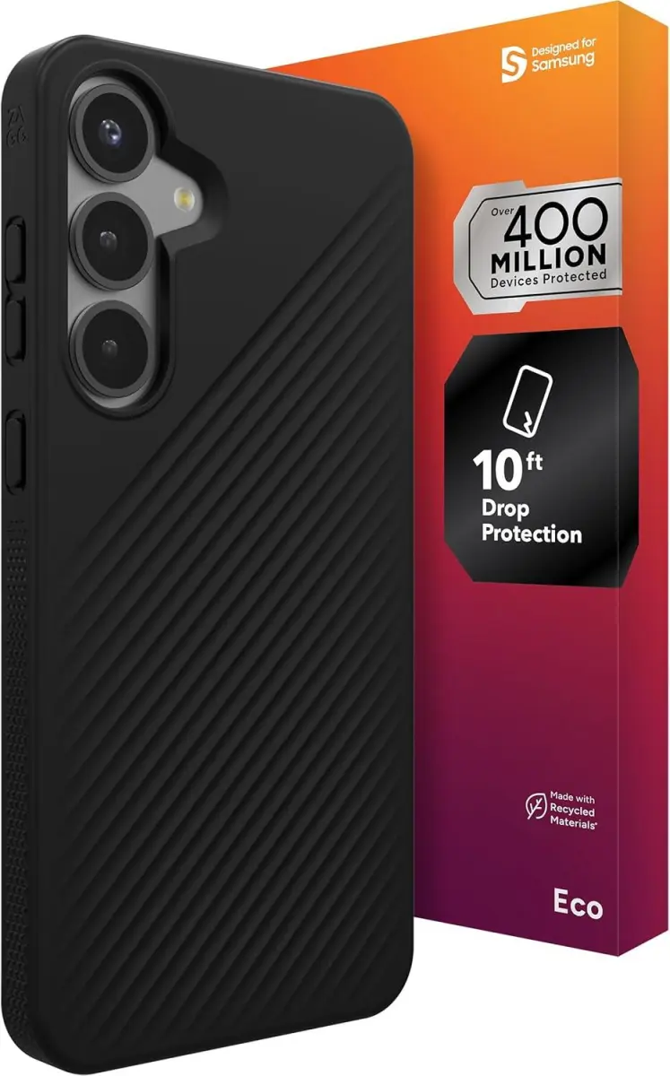 ZAGG Luxe Samsung Galaxy S25 Plus Hoesje 3M Valbescherming Zwart afbeelding 1