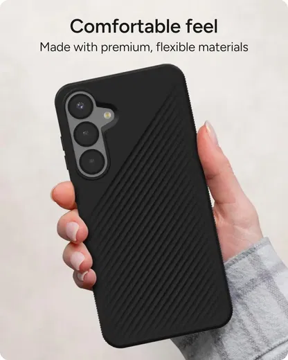 ZAGG Luxe Samsung Galaxy S25 Plus Hoesje 3M Valbescherming Zwart afbeelding 6