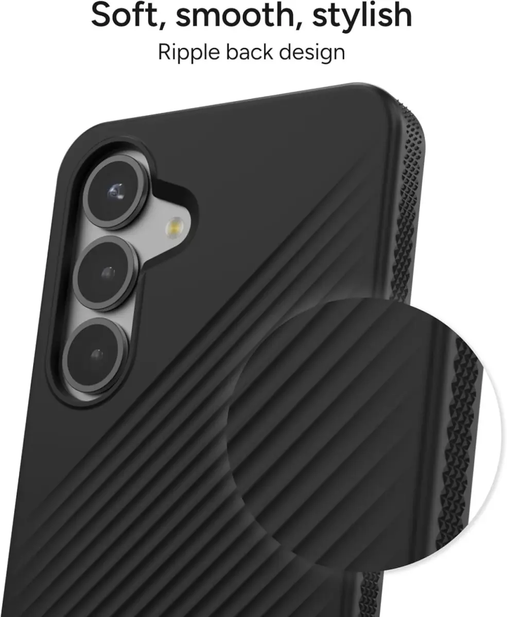 ZAGG Luxe Samsung Galaxy S25 Plus Hoesje 3M Valbescherming Zwart afbeelding 7