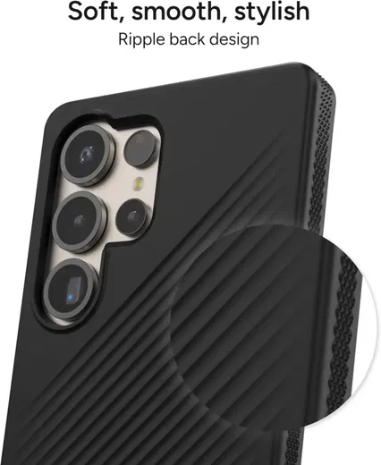 ZAGG Luxe Samsung Galaxy S25 Ultra Hoesje 3M Valbescherming Zwart afbeelding 6