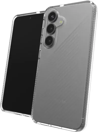 ZAGG Luxe Samsung Galaxy S25 Hoesje Back Cover 3M Valbescherming Transparant afbeelding 2