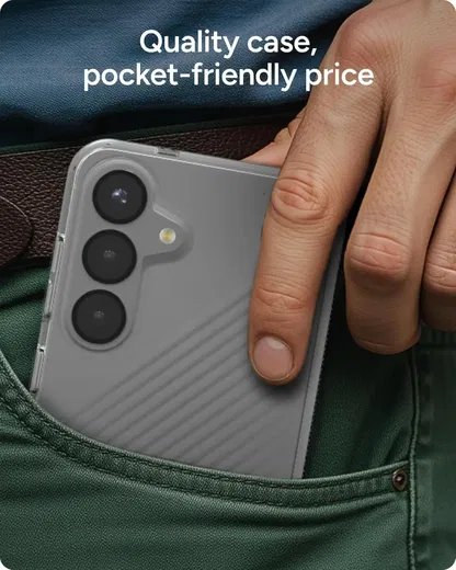 ZAGG Luxe Samsung Galaxy S25 Hoesje Back Cover 3M Valbescherming Transparant afbeelding 5