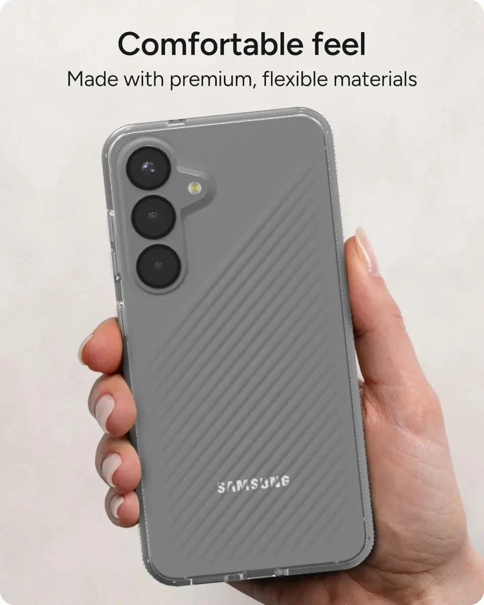 ZAGG Luxe Samsung Galaxy S25 Hoesje Back Cover 3M Valbescherming Transparant afbeelding 6