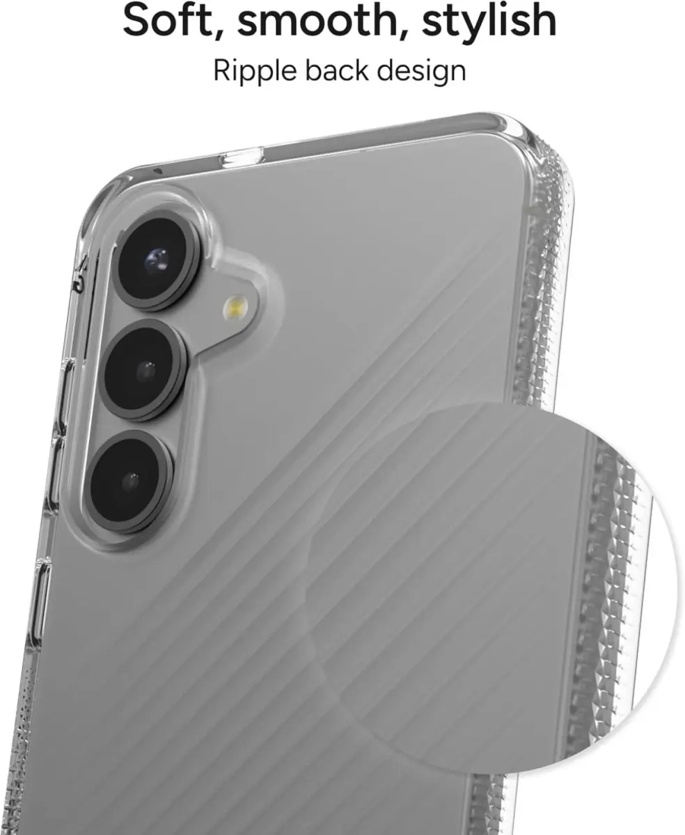 ZAGG Luxe Samsung Galaxy S25 Hoesje Back Cover 3M Valbescherming Transparant afbeelding 8